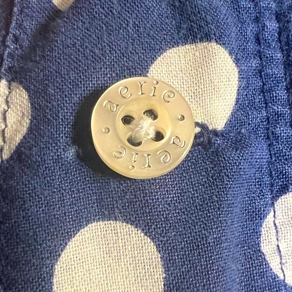 Aerie American Eagle L Navy Polka Dot Pajama Pants! EUC! - Picture 8 of 13